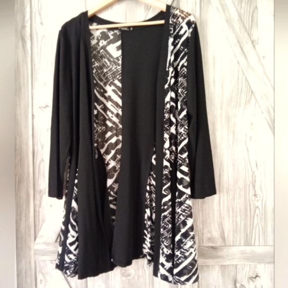 New Papa Black Mesh Open Duster XL - Picture 1 of 11